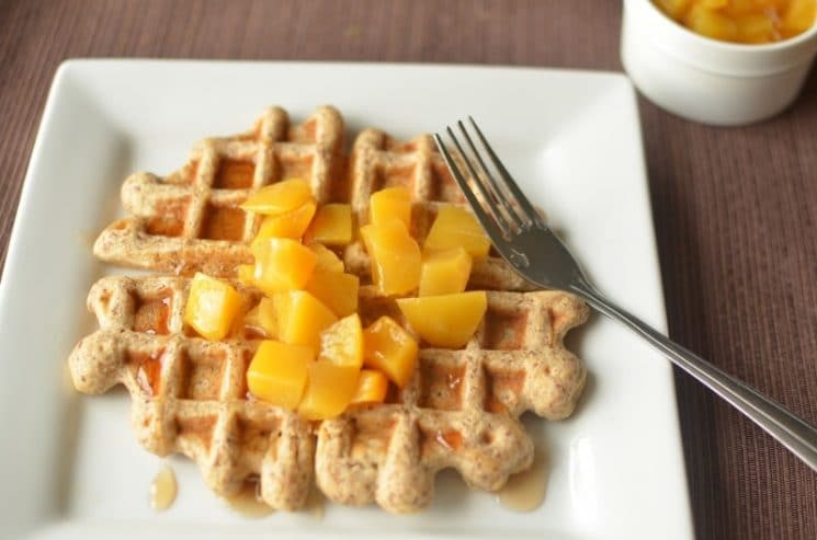 Flax Freezer Waffles- Homemade and Toaster Ready. Let go of Eggo Waffles and other frozen breakfasts!